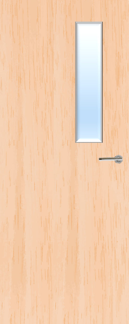 Maple Veneer 3G Glazed FD60 Interna Fire Door