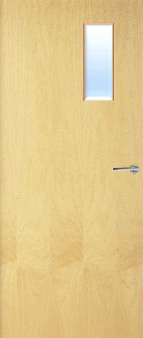 Ash Veneer 4G Glazed FD30 Internal Fire Door