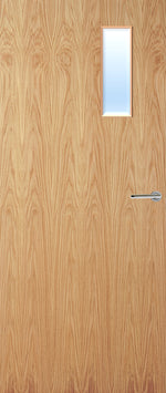 Load image into Gallery viewer, Oak Veneer 4G Glazed FD30 Internal Fire Door
