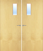 Load image into Gallery viewer, Ash Veneer 4G Glazed Pair FD30 Internal Fire Door
