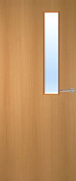 Load image into Gallery viewer, Beech Veneer 7G Glazed FD30 Internal Fire Door
