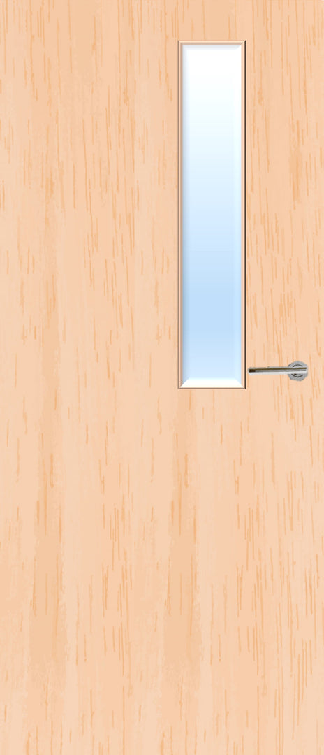 Maple Veneer 7G Glazed FD30 Internal Fire Door