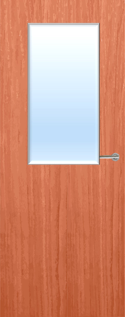 Cherry Veneer 8G Glazed FD30 Internal Fire Door