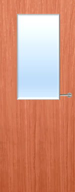 Load image into Gallery viewer, Cherry Veneer 8G Glazed FD30 Internal Fire Door
