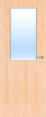 Load image into Gallery viewer, Maple Veneer 8G Glazed FD30 Internal Fire Door
