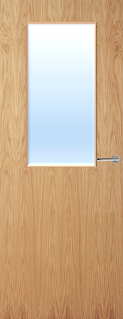 Oak Veneer 8G Glazed FD30 Internal Fire Door