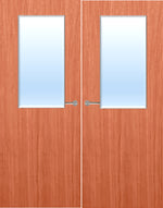 Load image into Gallery viewer, Cherry Veneer 8G Glazed Pair FD30 Internal Fire Door
