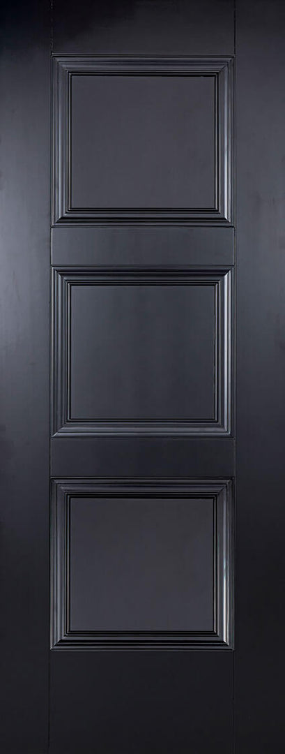 Black Amsterdam Door