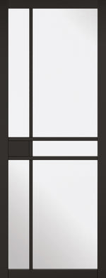 Load image into Gallery viewer, Black Greenwich Glazed Door
