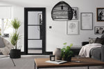 Load image into Gallery viewer, Black Tribeca Glazed 3L Door

