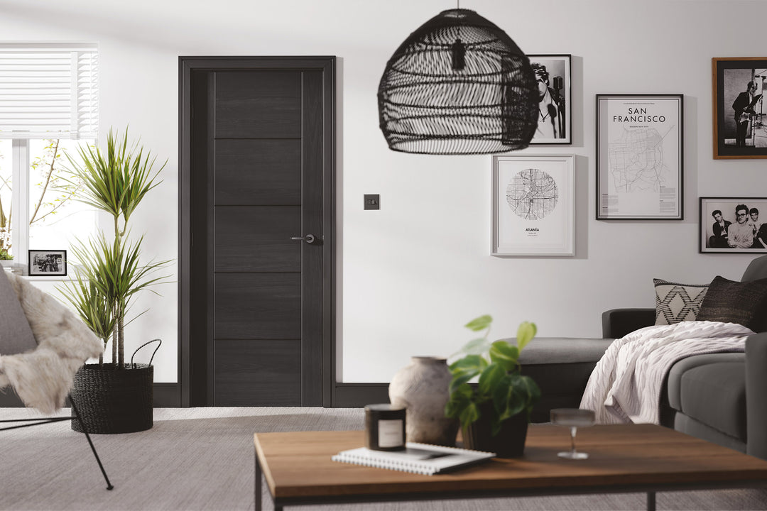 Charcoal Black Vancouver 5P Door