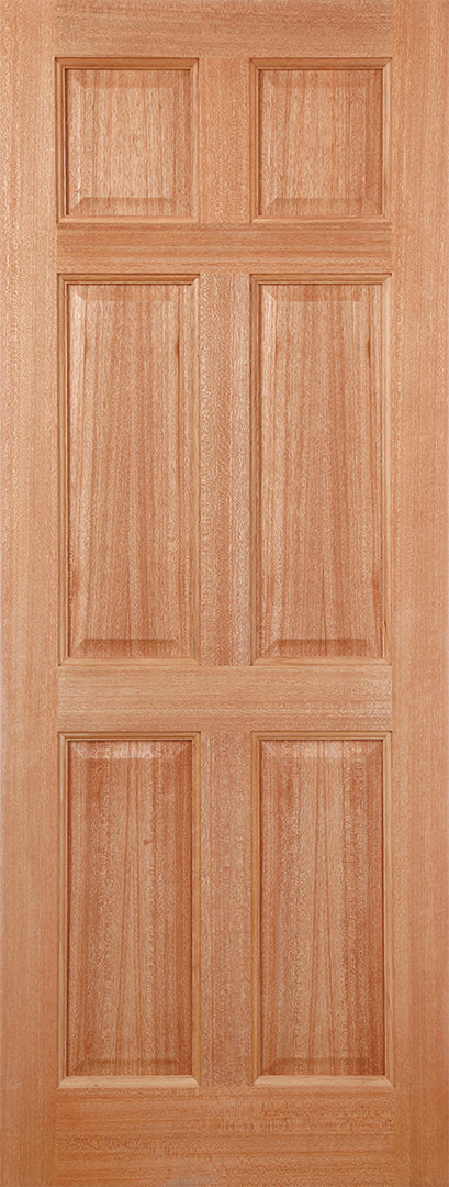 Hardwood Colonial 6P M&T Door