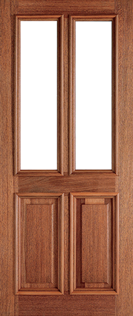 Hardwood Derby Unglazed 2L Door