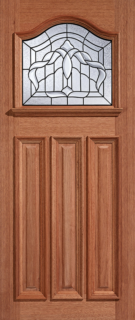 Hardwood Estate Crown Glazed 1L Door