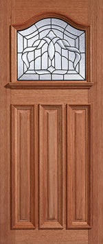 Load image into Gallery viewer, Hardwood Estate Crown Glazed 1L Door
