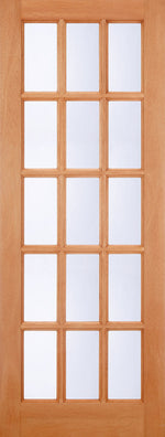 Load image into Gallery viewer, Hardwood SA 15L M&amp;T Glazed Clear Door
