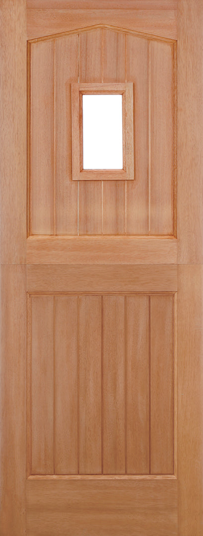 Hardwood Stable Glazed 1L M&T Door