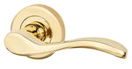 Load image into Gallery viewer, Ironmongery Ariel Polished Brass Handle Hardware Pack
