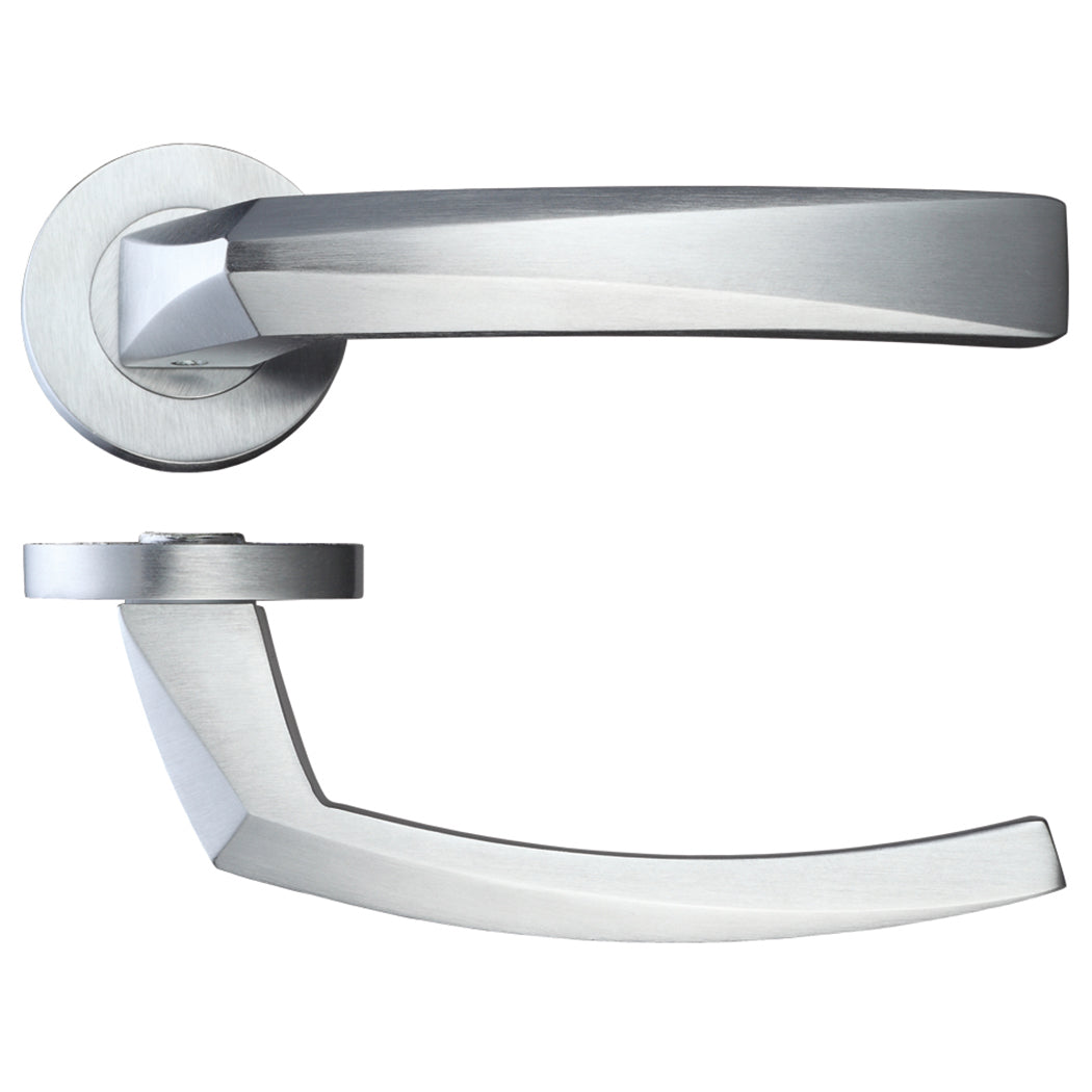 Ironmongery Hercules Satin Chrome Handle Hardware Pack