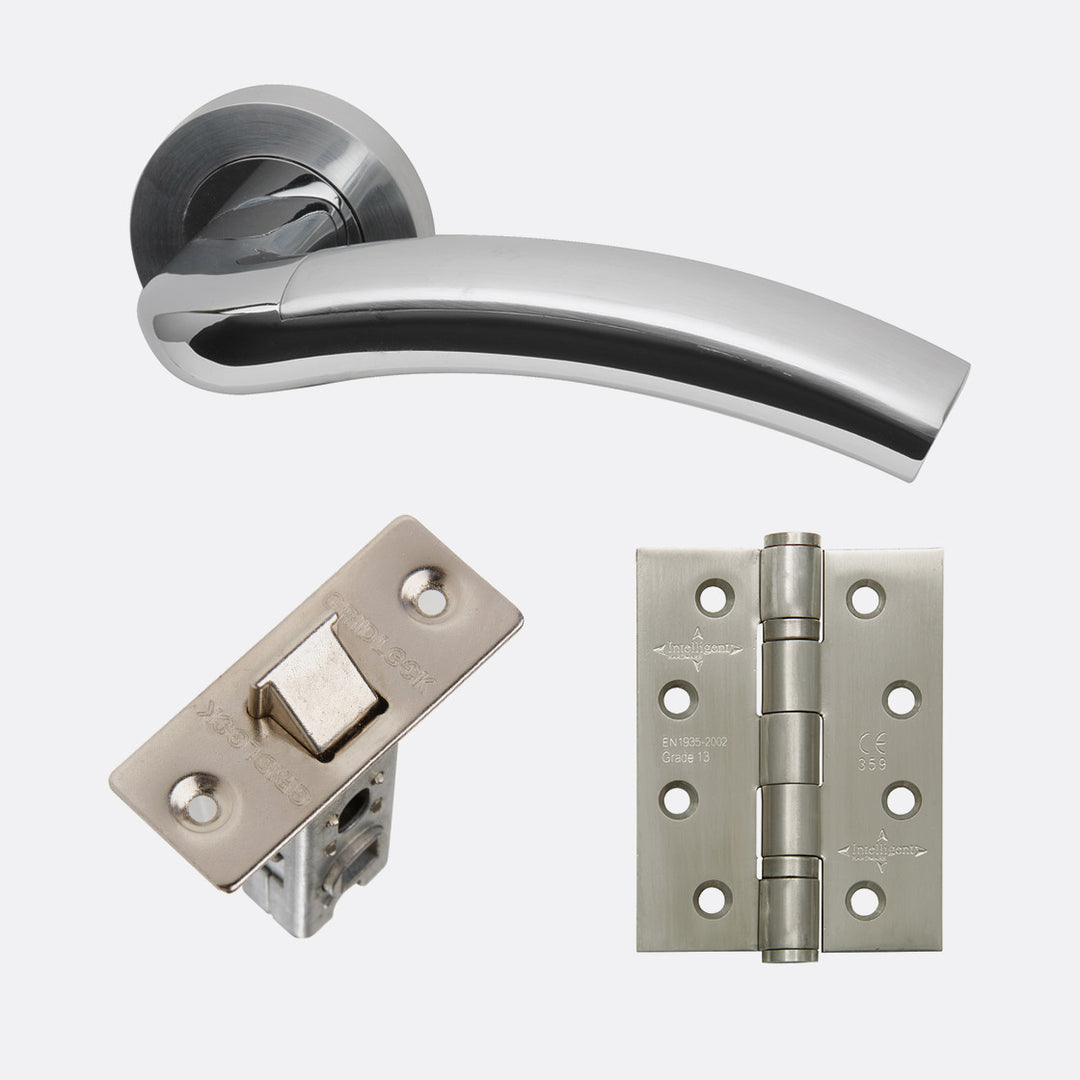 Ironmongery Jupiter Handle Hardware Pack