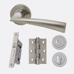 Load image into Gallery viewer, Ironmongery Mars Privacy Handle Hardware Pack
