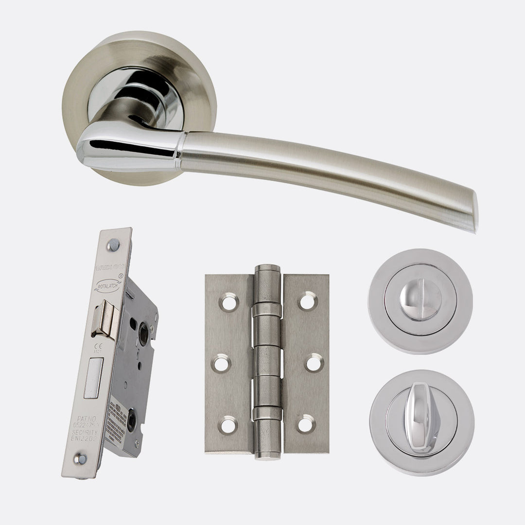 Ironmongery Mercury Privacy Handle Hardware Pack