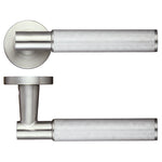 Load image into Gallery viewer, Ironmongery Pegasus Satin Chrome Handle Hardware Pack
