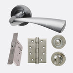 Load image into Gallery viewer, Ironmongery Pluto Privacy Handle Hardware Pack
