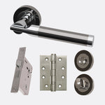 Load image into Gallery viewer, Ironmongery Vega Privacy Handle Hardware Pack
