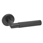 Load image into Gallery viewer, Ironmongery Zurich Matt Black Handle Hardware Pack
