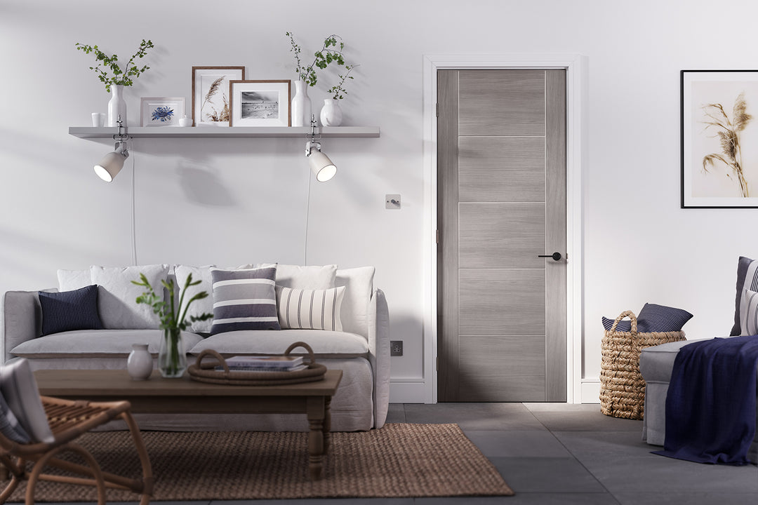 Light Grey Laminated Vancouver Door