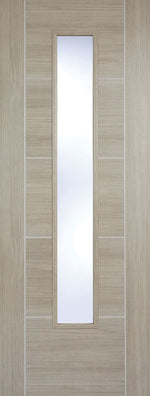 Load image into Gallery viewer, Light Grey Laminated Vancouver Glazed Door
