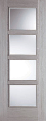 Load image into Gallery viewer, Light Grey Vancouver Glazed 4L Door
