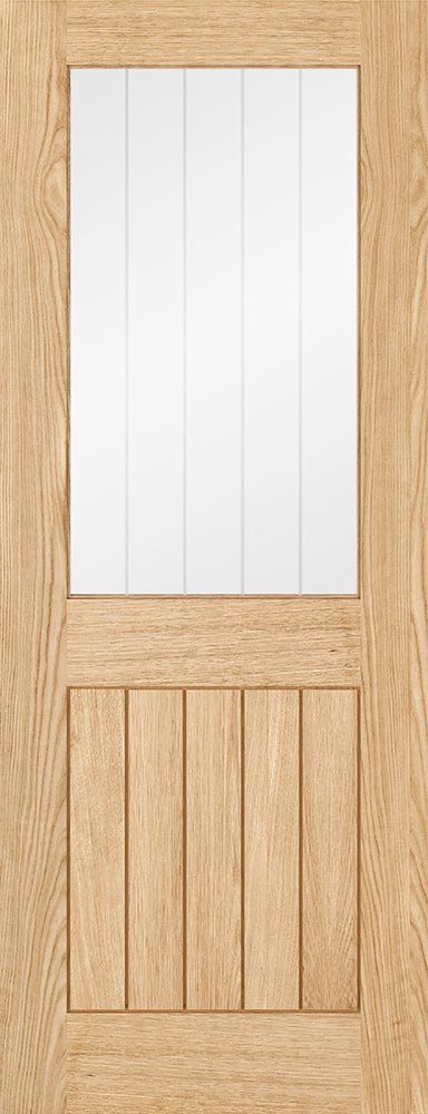 Oak Belize Glazed 1L Pre-finished Door