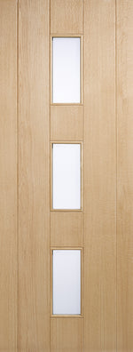 Load image into Gallery viewer, Oak Copenhagen Glazed 3L Door
