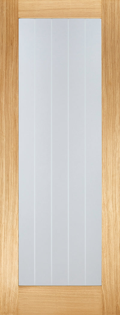 Oak Mexicano Pattern 10 Glazed Pre-Finished Door