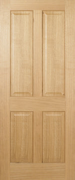 Load image into Gallery viewer, Oak Regency 4P Pre-finished Door
