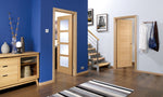 Load image into Gallery viewer, Oak Vancouver Glazed 4L Door
