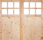 Load image into Gallery viewer, Redwood Single Glazed Garage Door Pair
