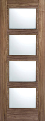 Load image into Gallery viewer, Walnut Vancouver Glazed 4L Door
