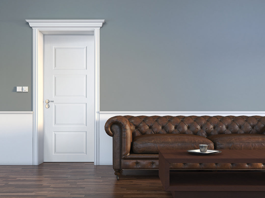 White Contemporary Door