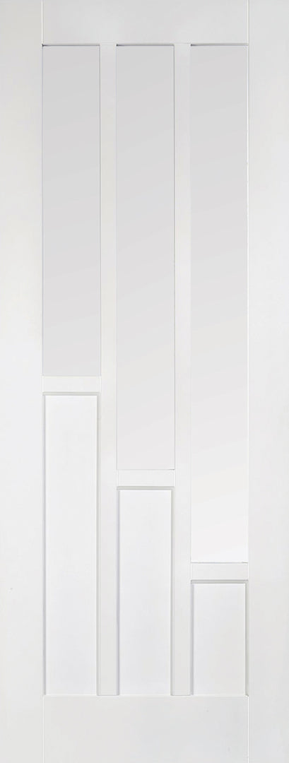 White Coventry Glazed 3L Door