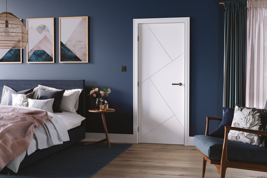 White Dover Door