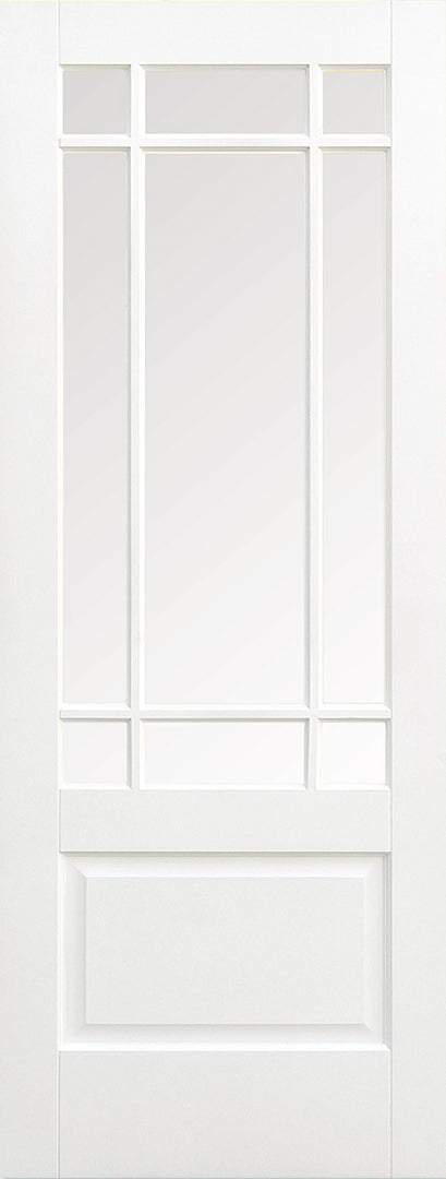 White Downham Glazed 9L Door