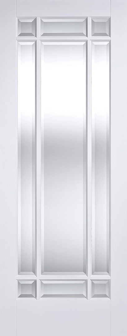 White Manhattan Glazed 9L Door