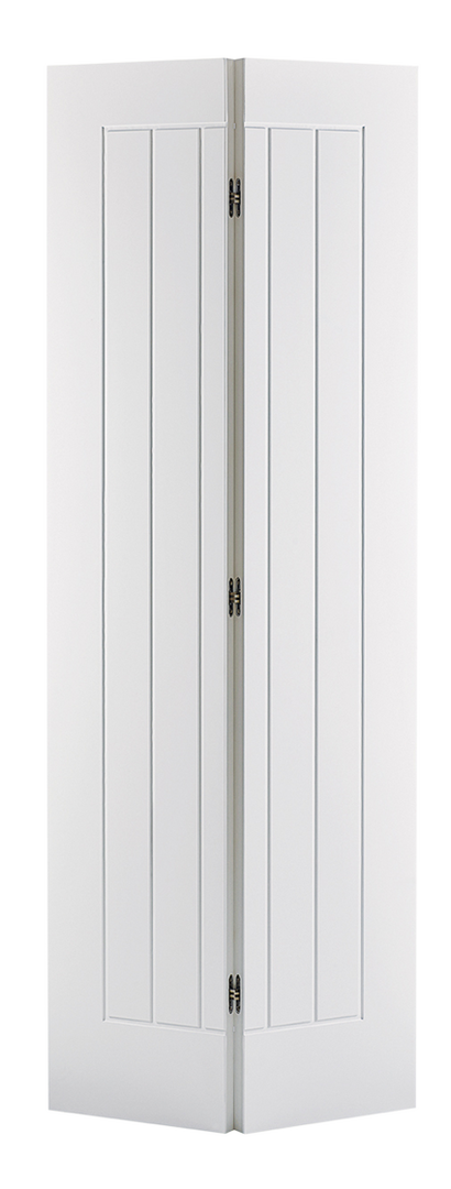 White Mexicano Bi-fold Door