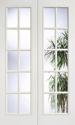 Load image into Gallery viewer, White Moulded SA 20L Glazed Pair Door
