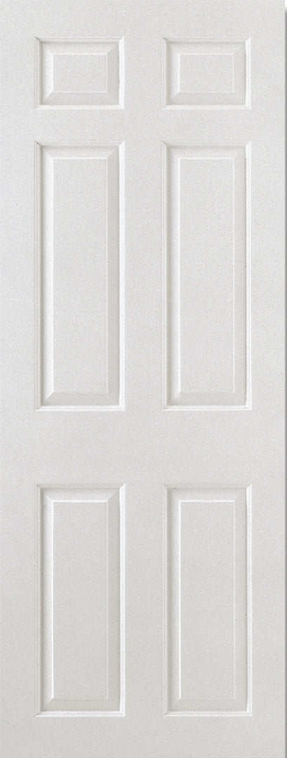 White Moulded Smooth 6P Square Top Door