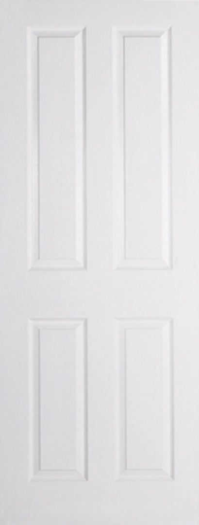 White Moulded Textured 4P Door