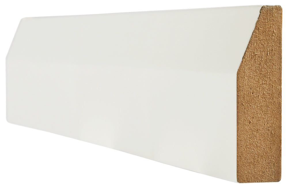 White Primed Architrave Chamfered